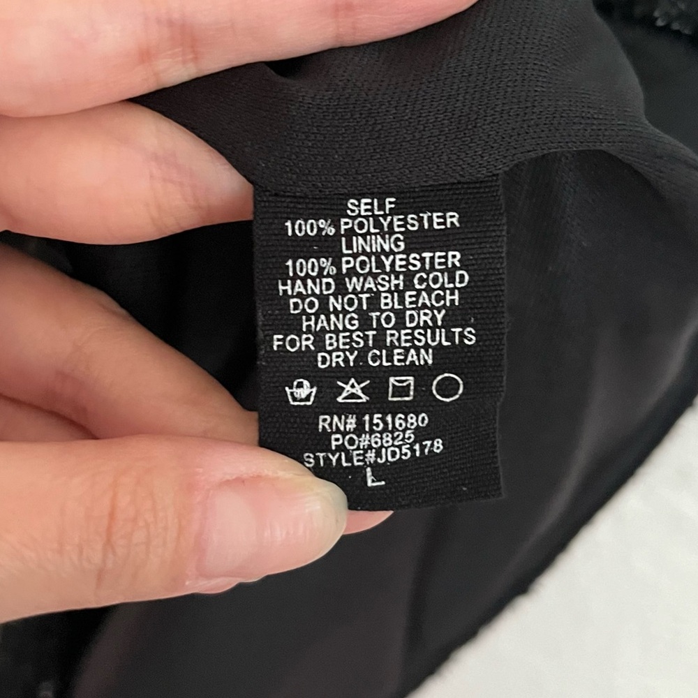 Storia Sequin Tweed Clovers Flowers Side Slit Mini Party Dress Size Large - Picture 11 of 16